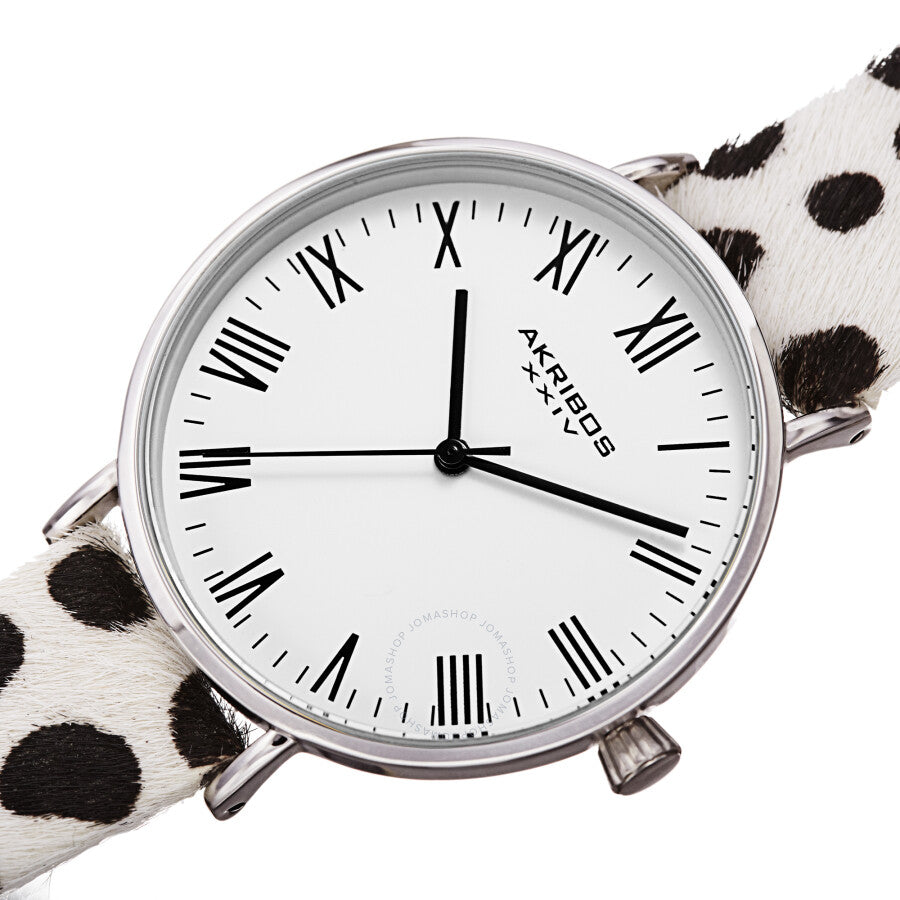 Akribos XXIV Quartz White Dial Ladies Watch AK1080SS - Dawson Watches #2