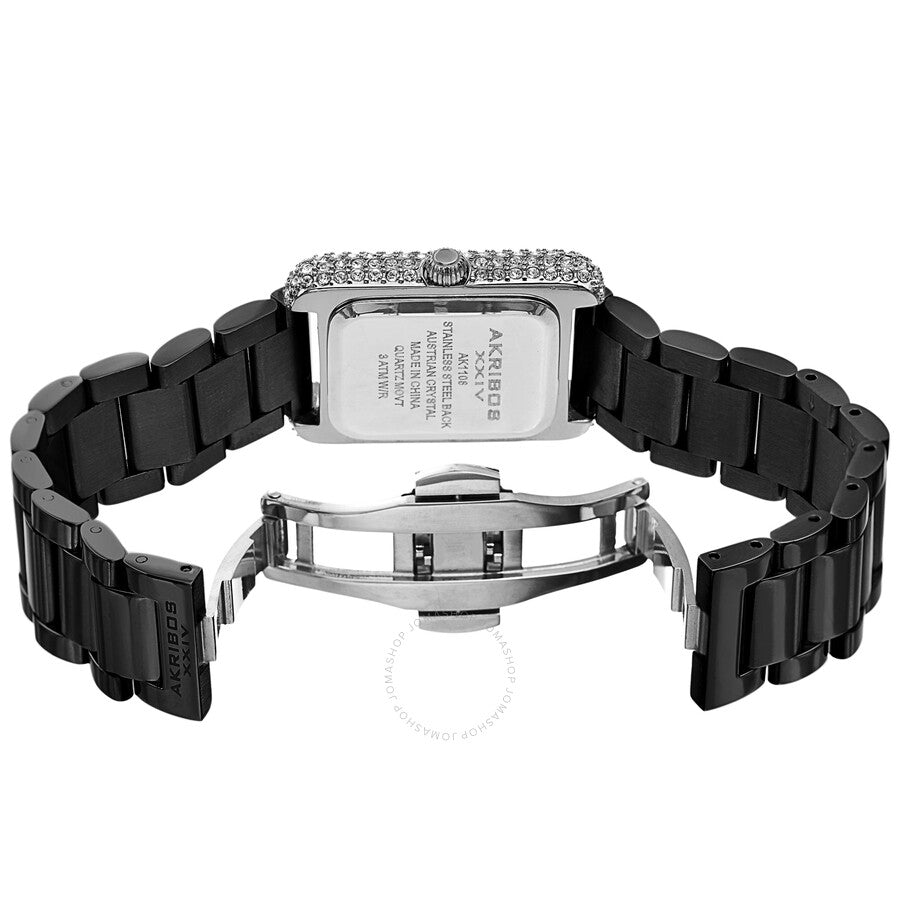 Akribos XXIV Quartz White Dial Ladies Watch AK1108BKR - Dawson Watches #4