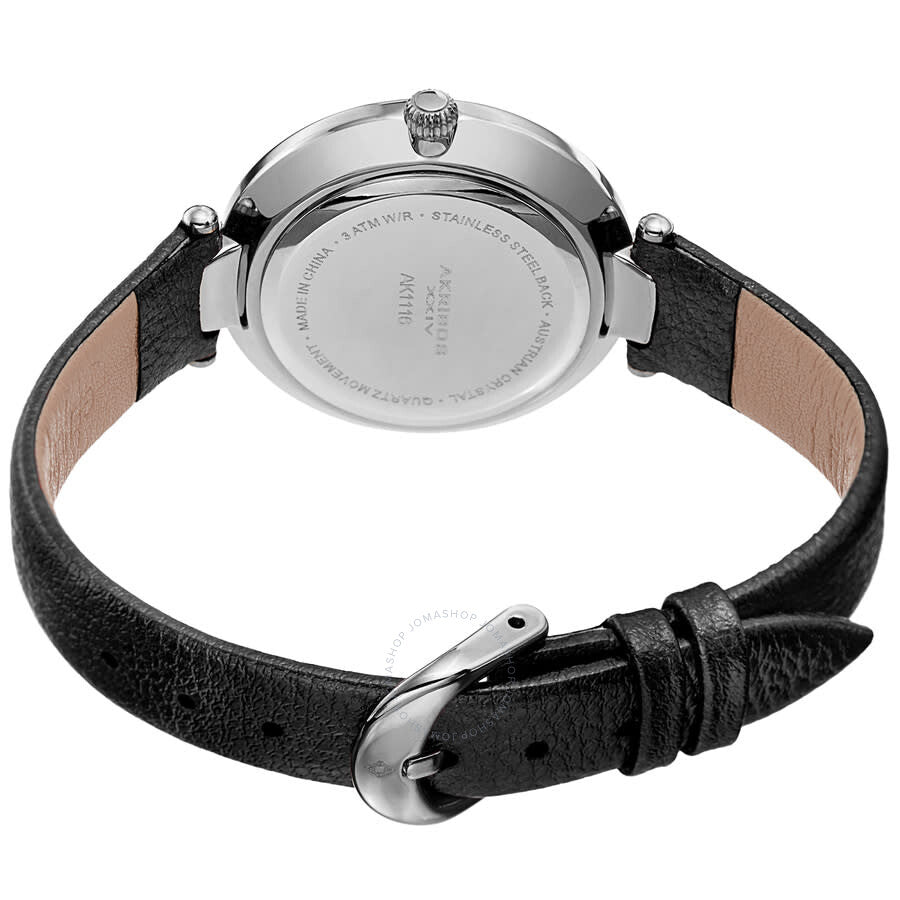 Akribos XXIV Quartz White Dial Ladies Watch AK1116BK - Dawson Watches #4