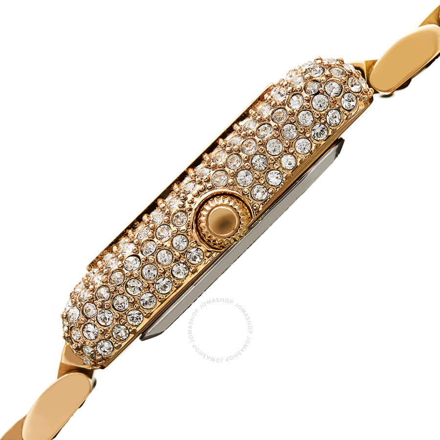 Akribos XXIV Quartz White Dial Yellow Gold-tone Ladies Watch AK1108YG - Dawson Watches #3
