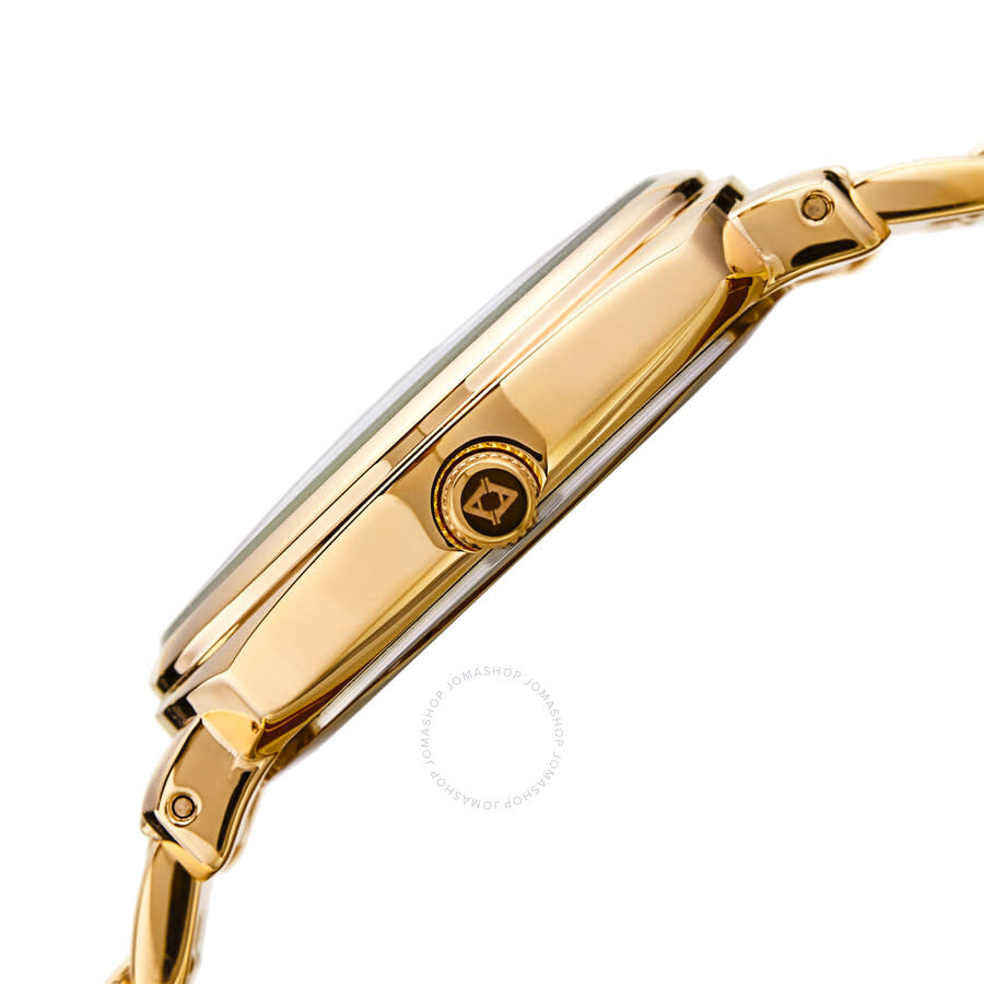 Akribos XXIV Quartz White Dial Yellow Gold-tone Ladies Watch AK1114YG - Dawson Watches #3