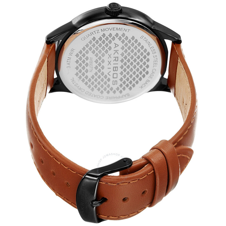 Akribos XXIV Trek Quartz Brown Dial Men's Watch P50160 - Dawson Watches #3