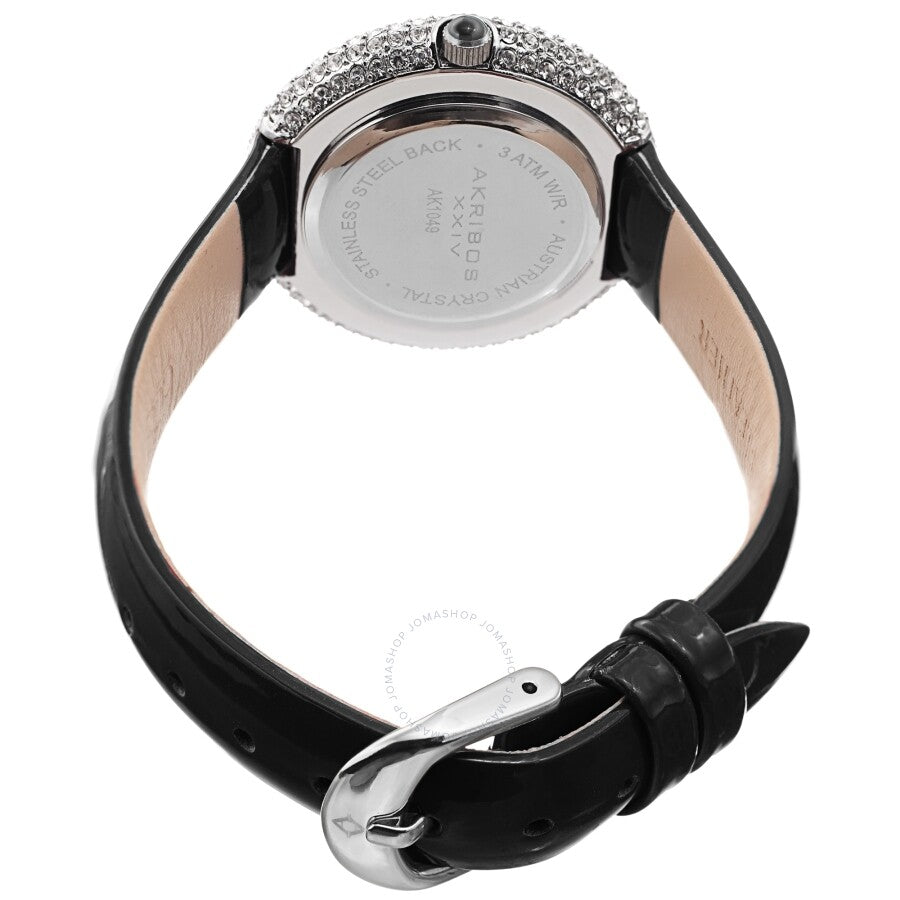 Akribos XXIV Quartz Crystal White Dial Ladies Watch AK1049SSB - Dawson Watches #4