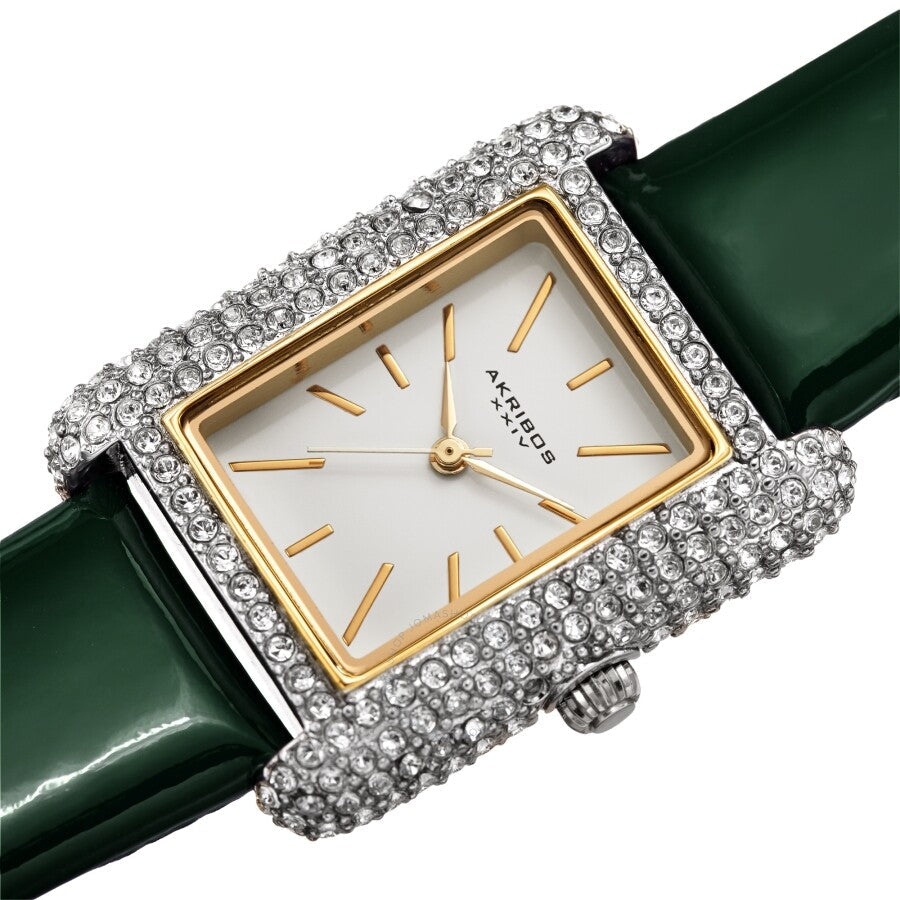 Akribos XXIV Quartz Crystal White Dial Ladies Watch AK1068GN - Dawson Watches #2