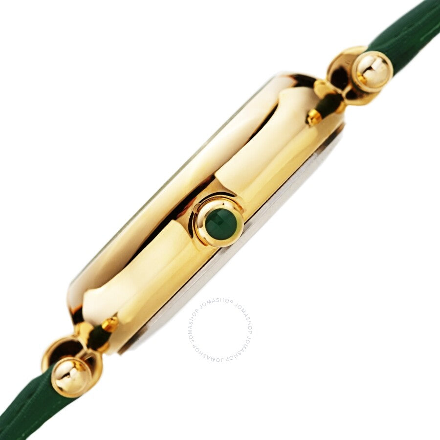 Akribos XXIV Quartz White Dial Green Leather Ladies Watch AK1070GN - Dawson Watches #3