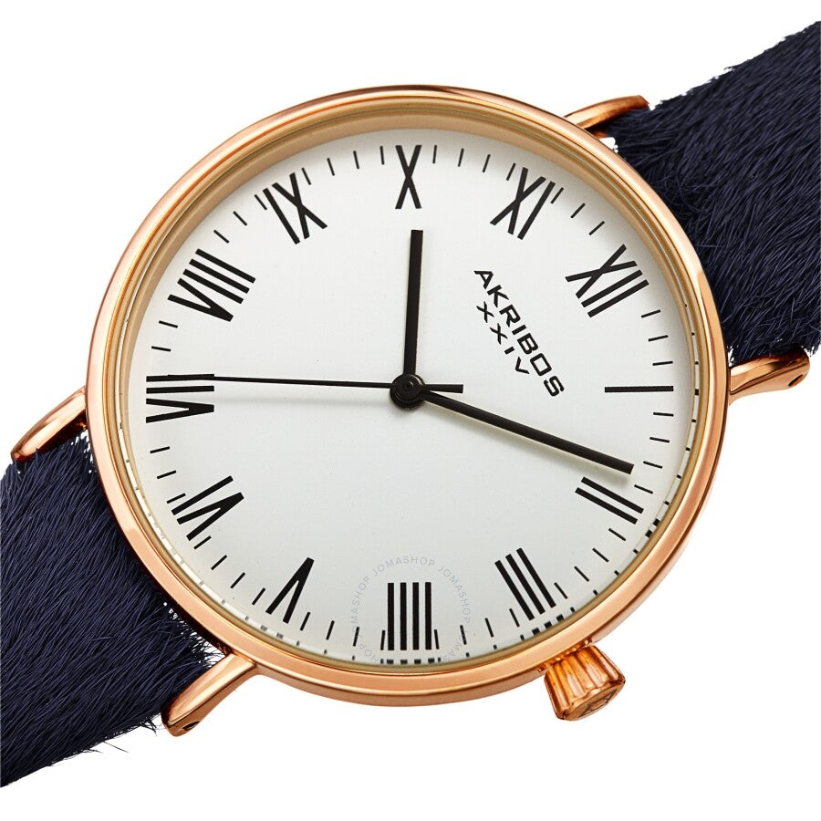 Akribos XXIV Quartz White Dial Ladies Watch AK1081BK - Dawson Watches #2