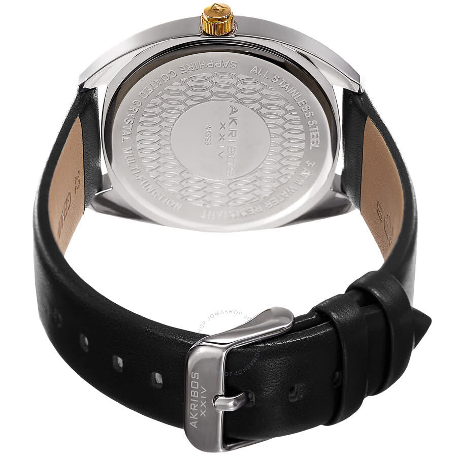 Akribos XXIV Womens Casual Chronograph Quartz Grey Dial Men's Watch P50186 - Dawson Watches #4