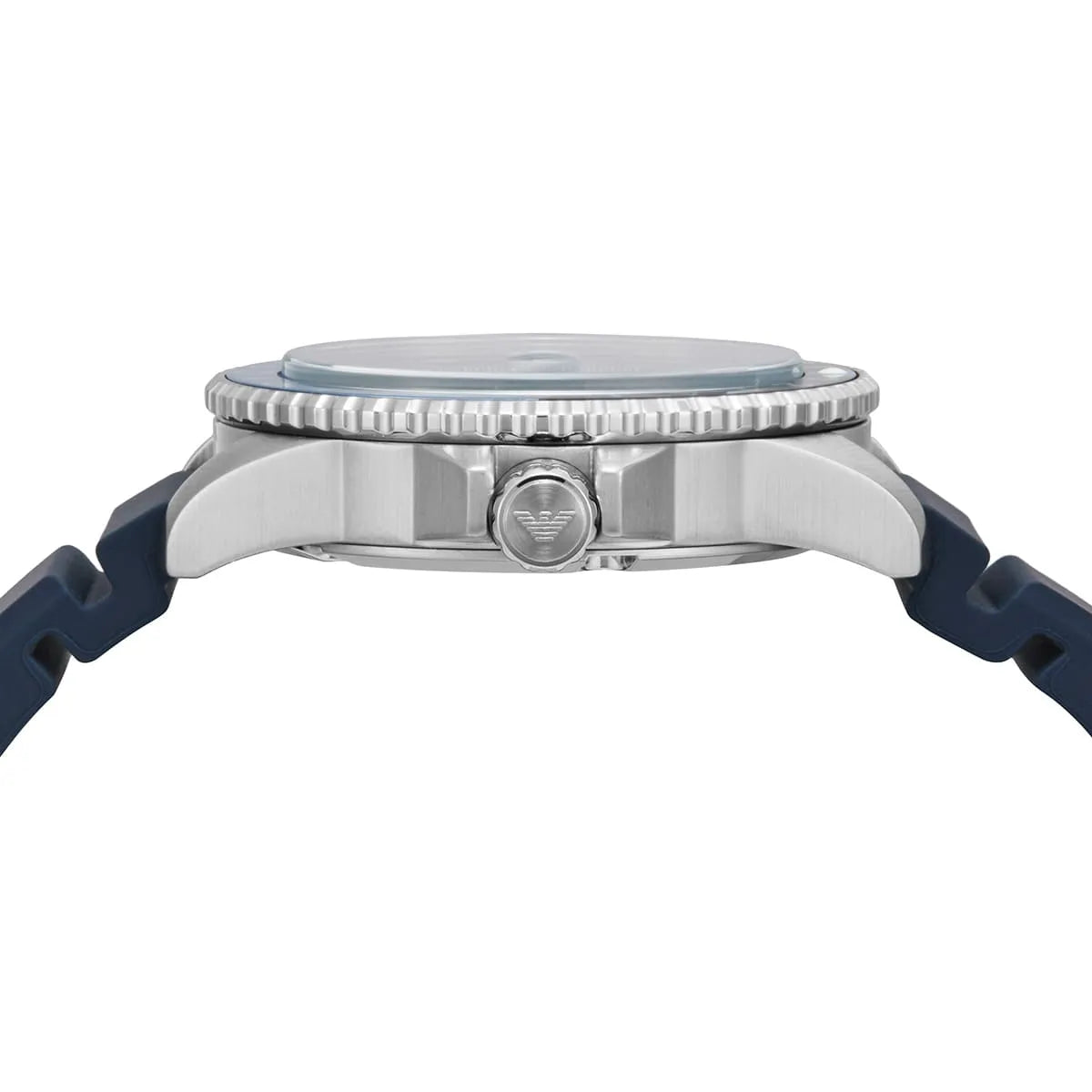 Emporio Armani Sea Explorer GMT Blue Silicone Men's Watch - AR11592