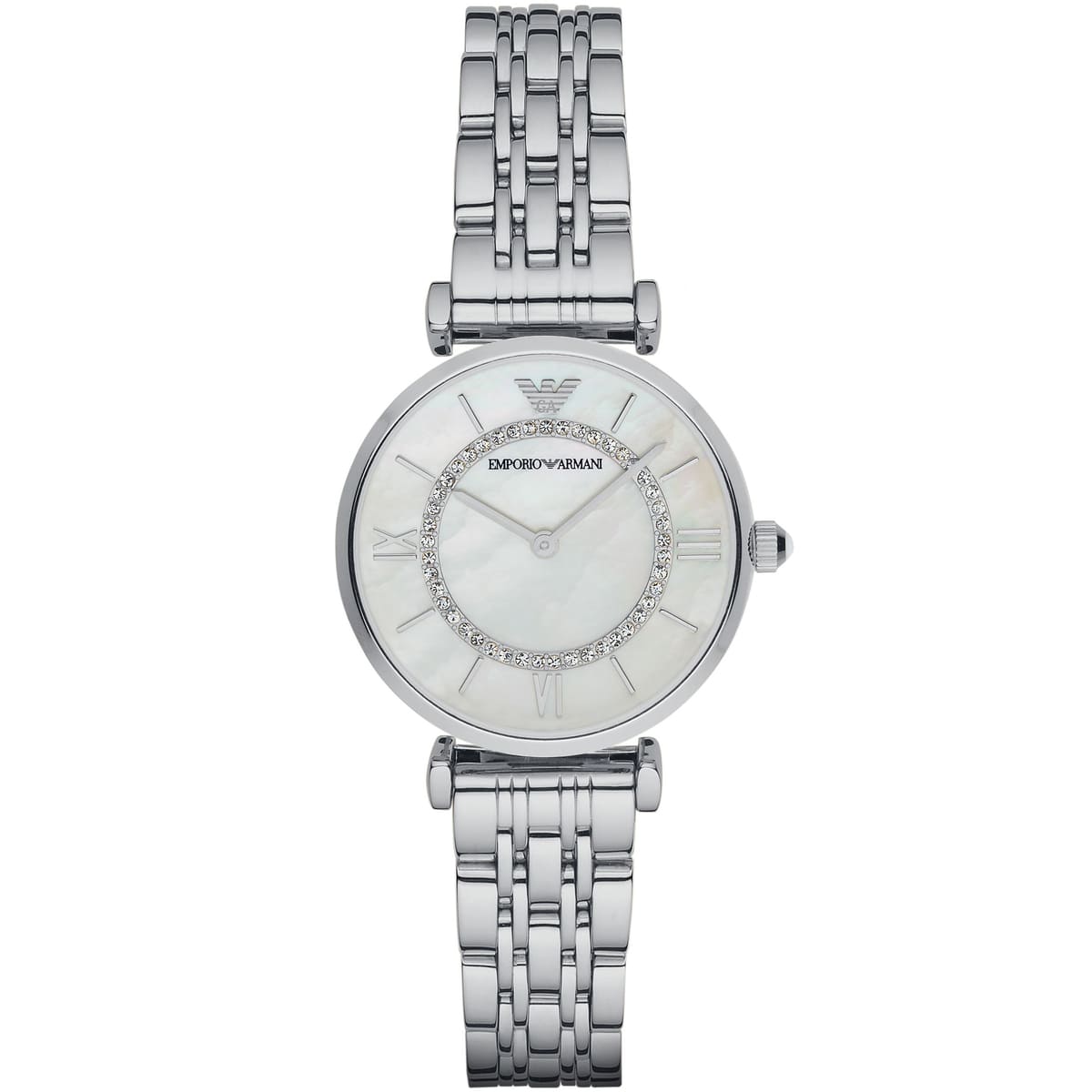 Emporio Armani Gianni T-Bar Silver Women's Watch - AR1908