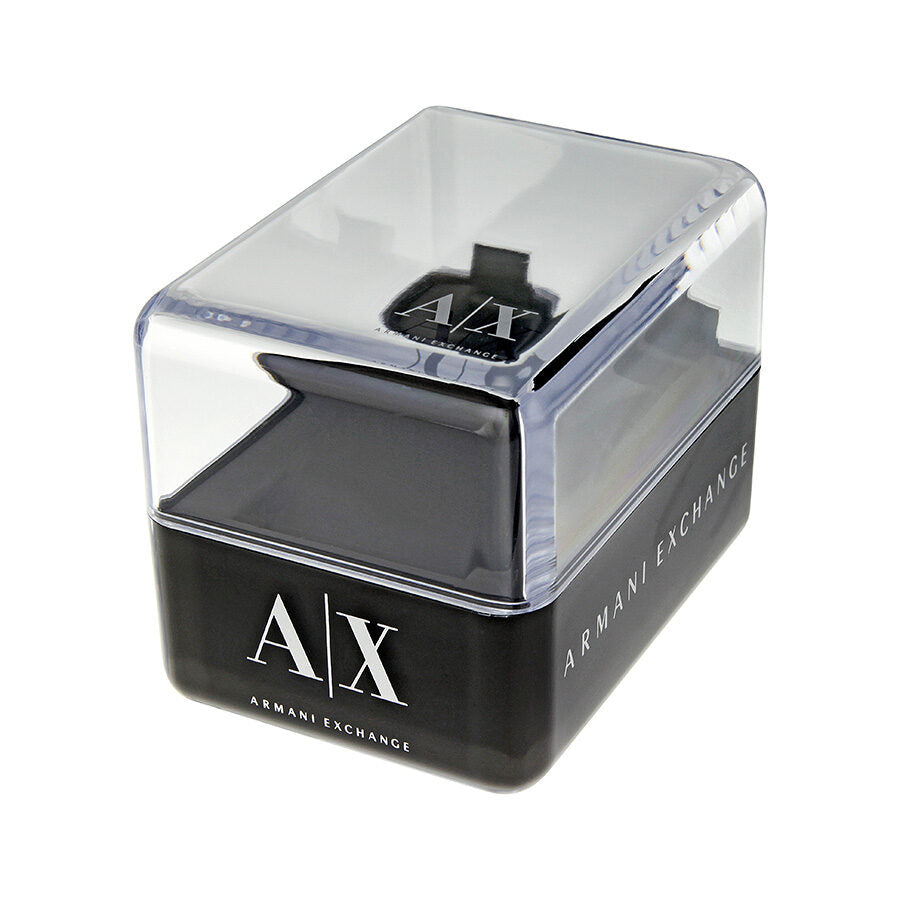 Armani AX Exchange Whitman Black Dial Black Leather Men's Watch #AX2101 - Dawson Watches #4