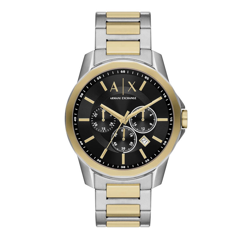 Armani Exchange Banks Chronograph Two-Tone Men's Watch - AX7148