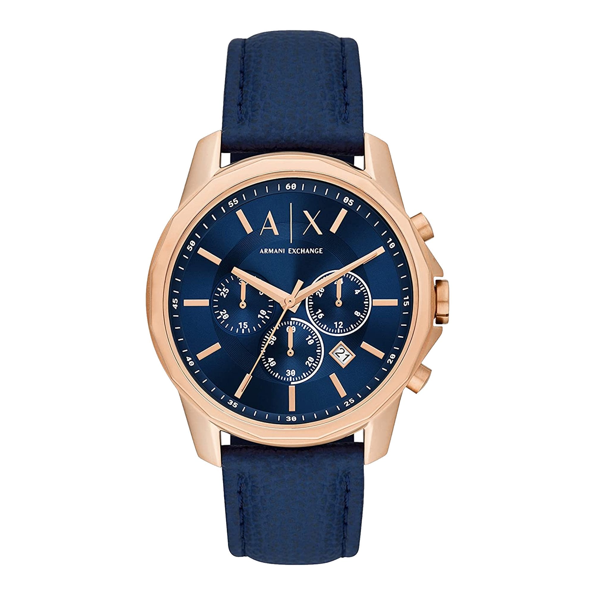 Armani Exchange Banks Chronograph Quartz Blue Dial Men's Watch - AX1723