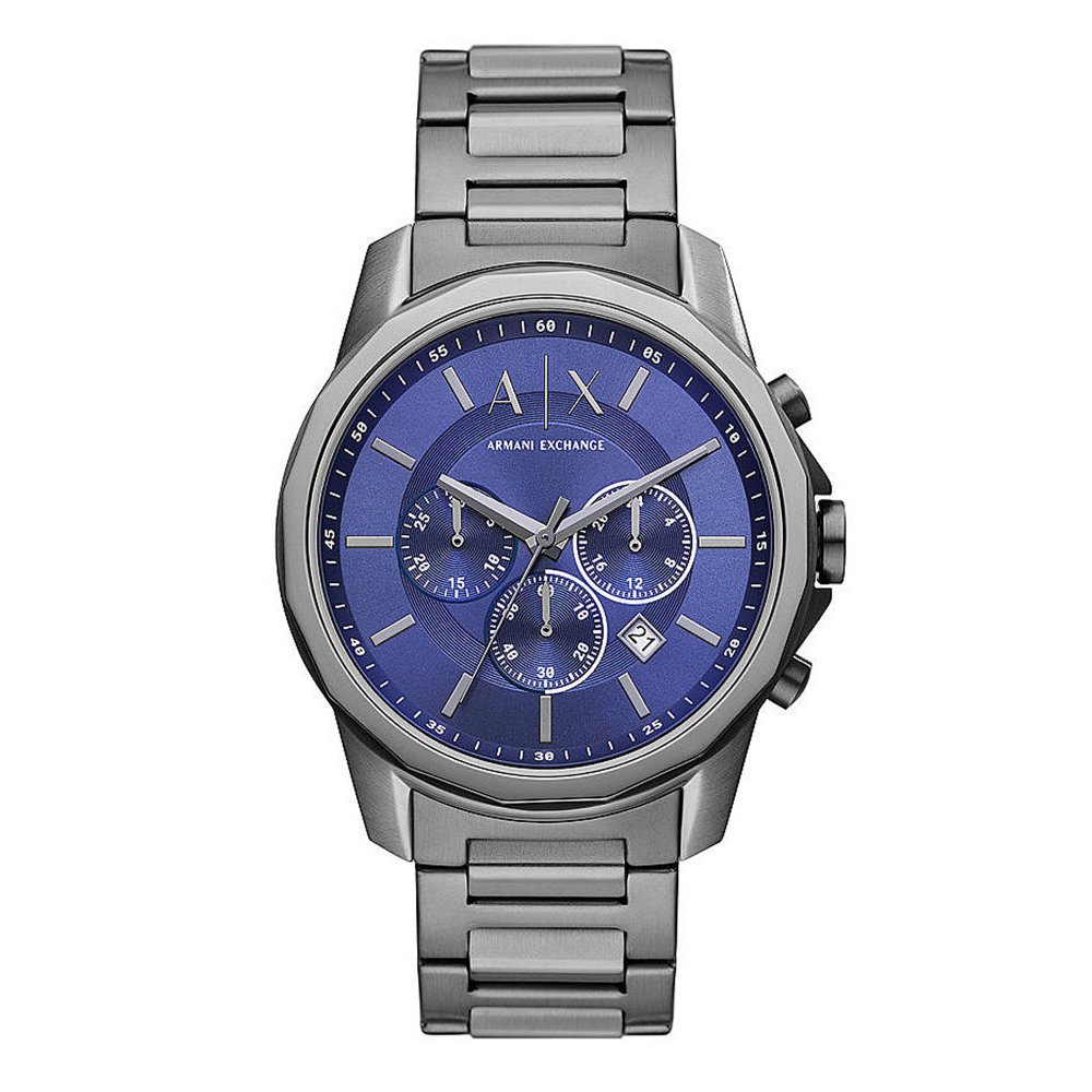 Armani Exchange Chronograph Gunmetal Stainless Steel Men's Watch AX1731 - The Watches Men & CO