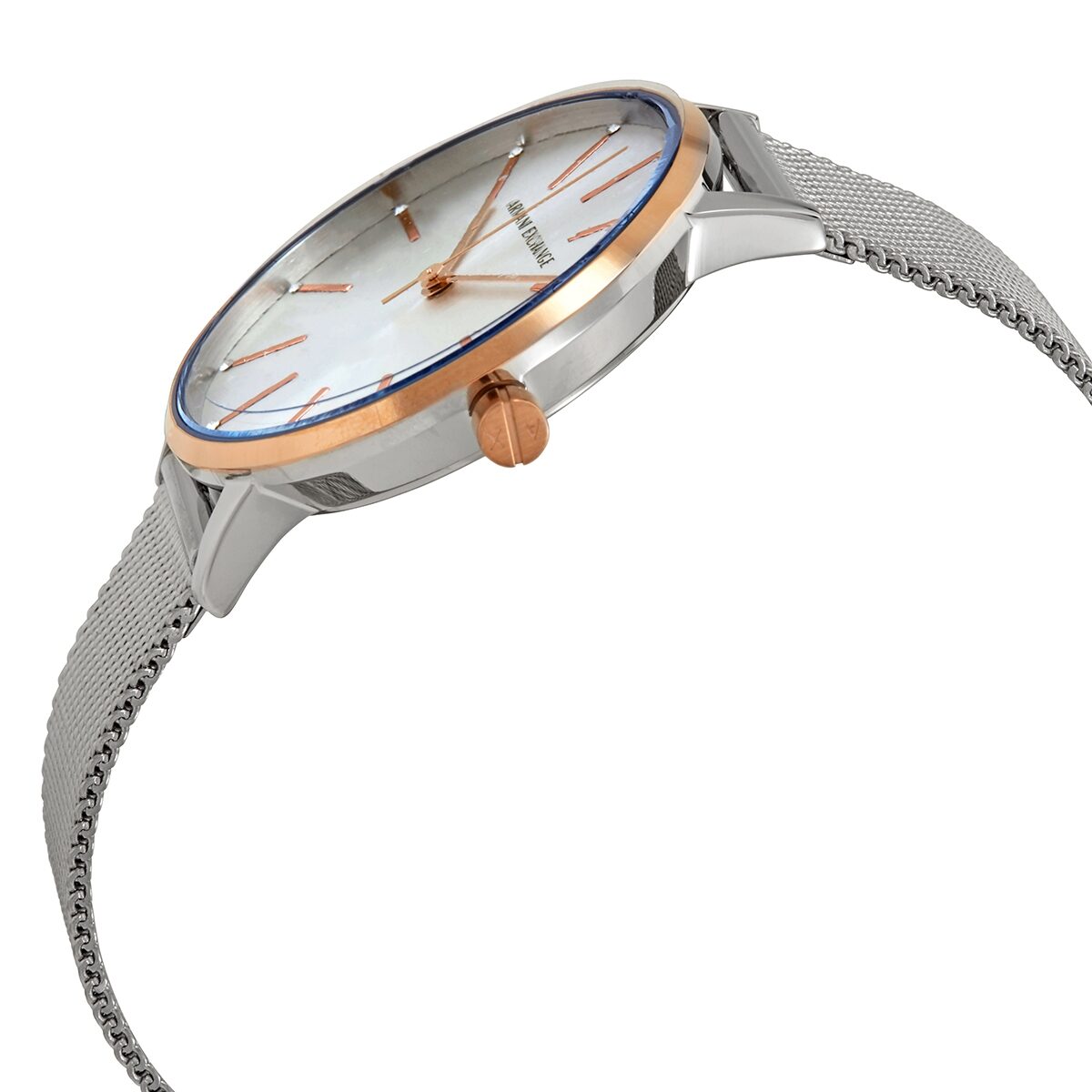 Armani Exchange Quartz Silver Dial Ladies Watch AX5537 - Dawson Watches #2