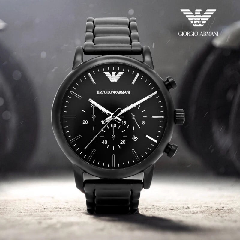 Emporio Armani Classic All Black Men's Watch AR1895