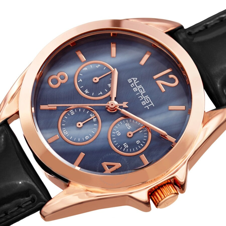 August Steiner Quartz Black Dial Ladies Watch AS8191BKR - Dawson Watches #2