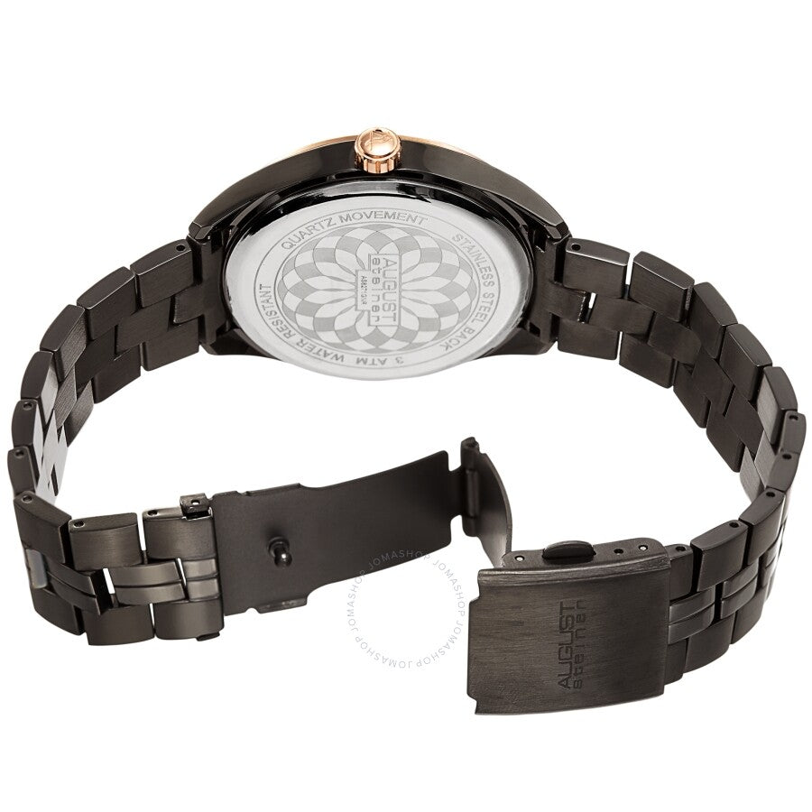 August Steiner Quartz Black Dial Men's Watch AS8271GNR - Dawson Watches #4