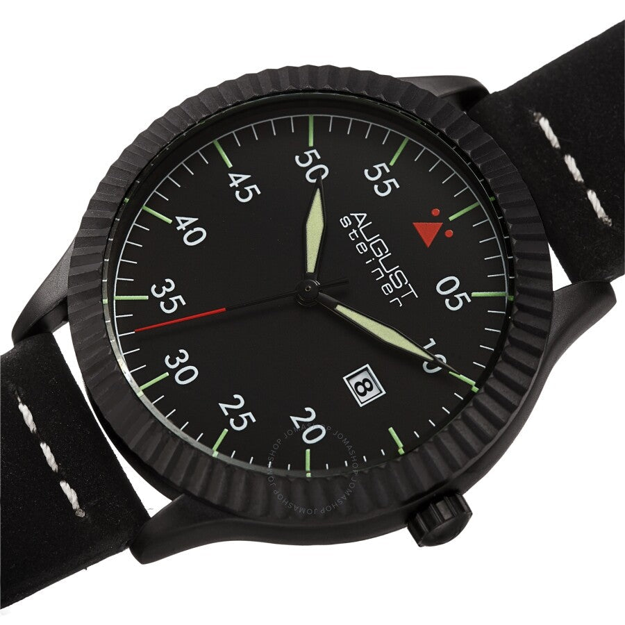 August Steiner Quartz Black Dial Men's Watch AS8272BK - Dawson Watches #2