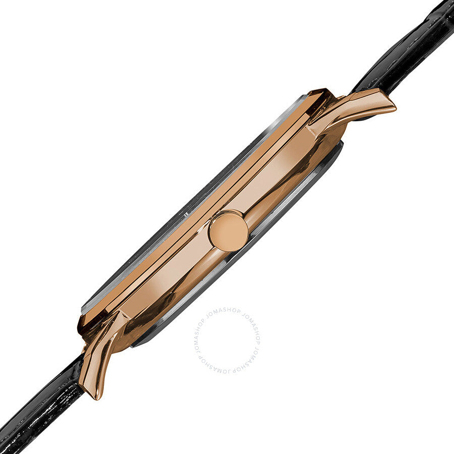 August Steiner Black Dial Rose Gold-tone Metal Black Leather Men's Watch AS8055RG - Dawson Watches #4