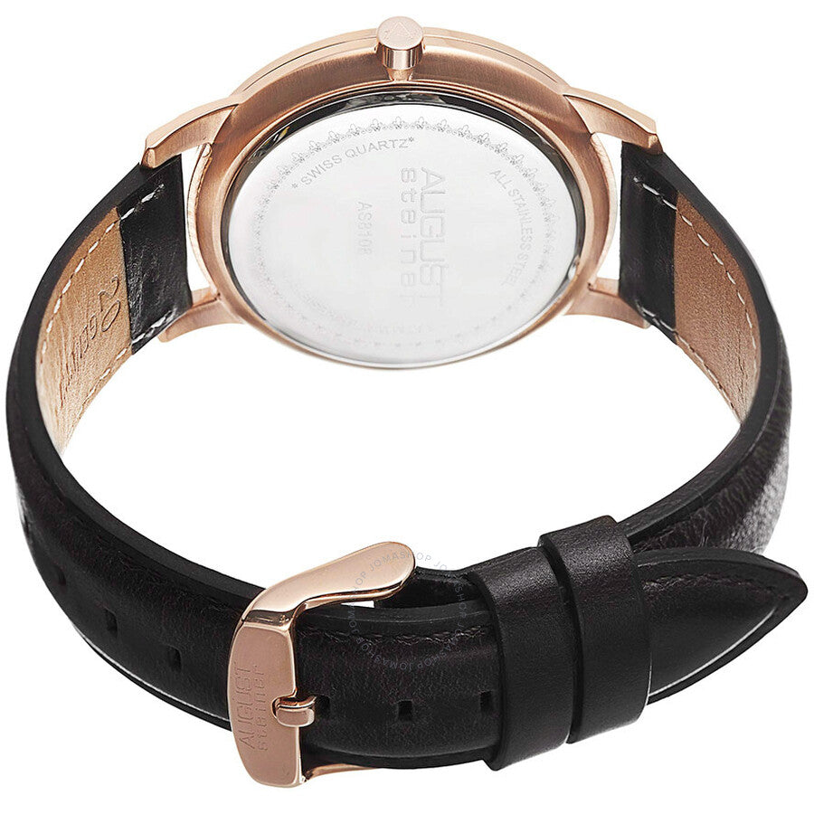 August Steiner Black Men's Watch AS8108BKR - Dawson Watches #4