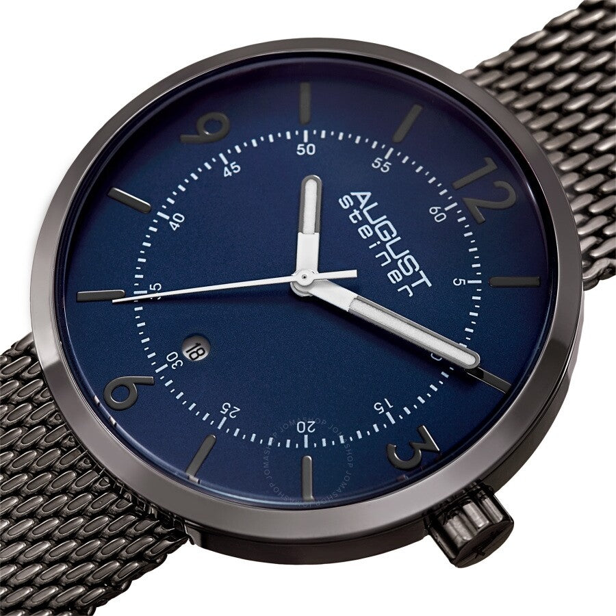 August Steiner Blue Dial Men's Watch AS8204GNBU - Dawson Watches #2