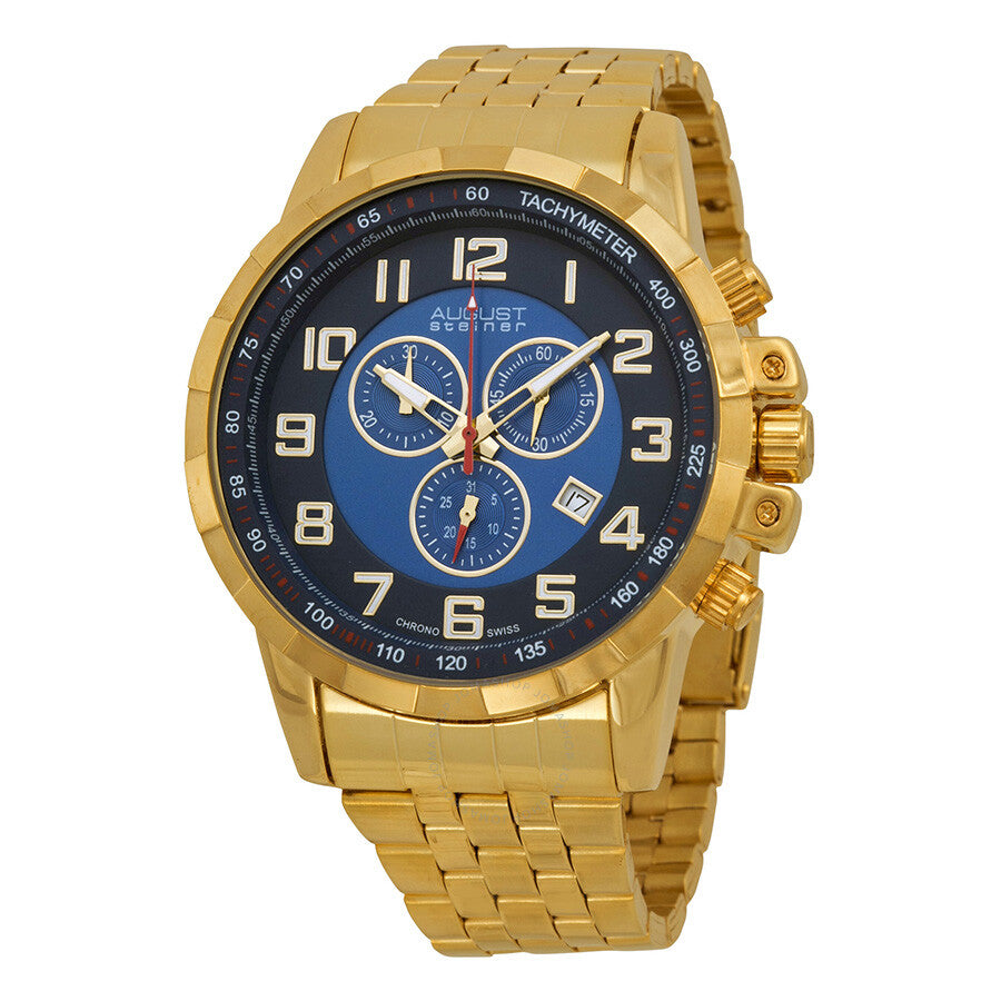 August Steiner Blue Men's Watch AS8118YG - Dawson Watches