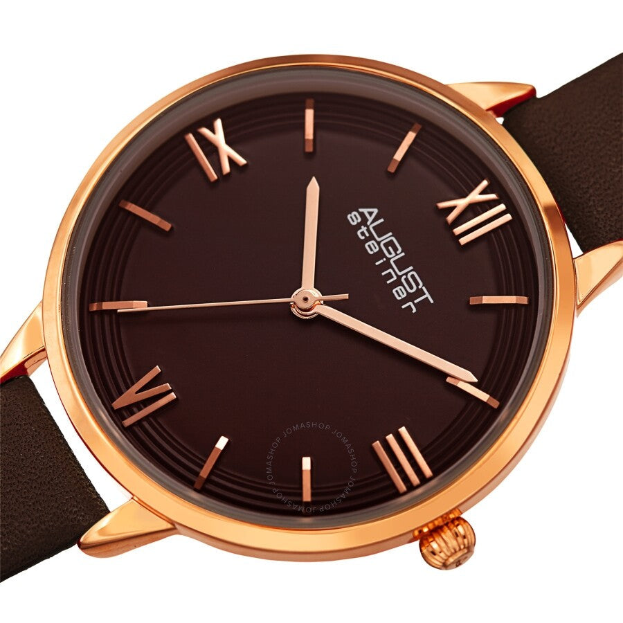 August Steiner Quartz Brown Dial Ladies Watch AS8263BR - Dawson Watches #2