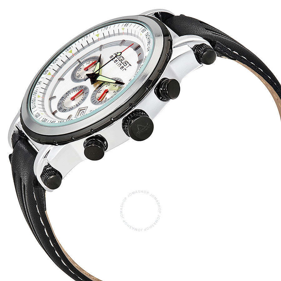 August Steiner Chronograph Silver Dial Men's Watch AS8085SS - Dawson Watches #2