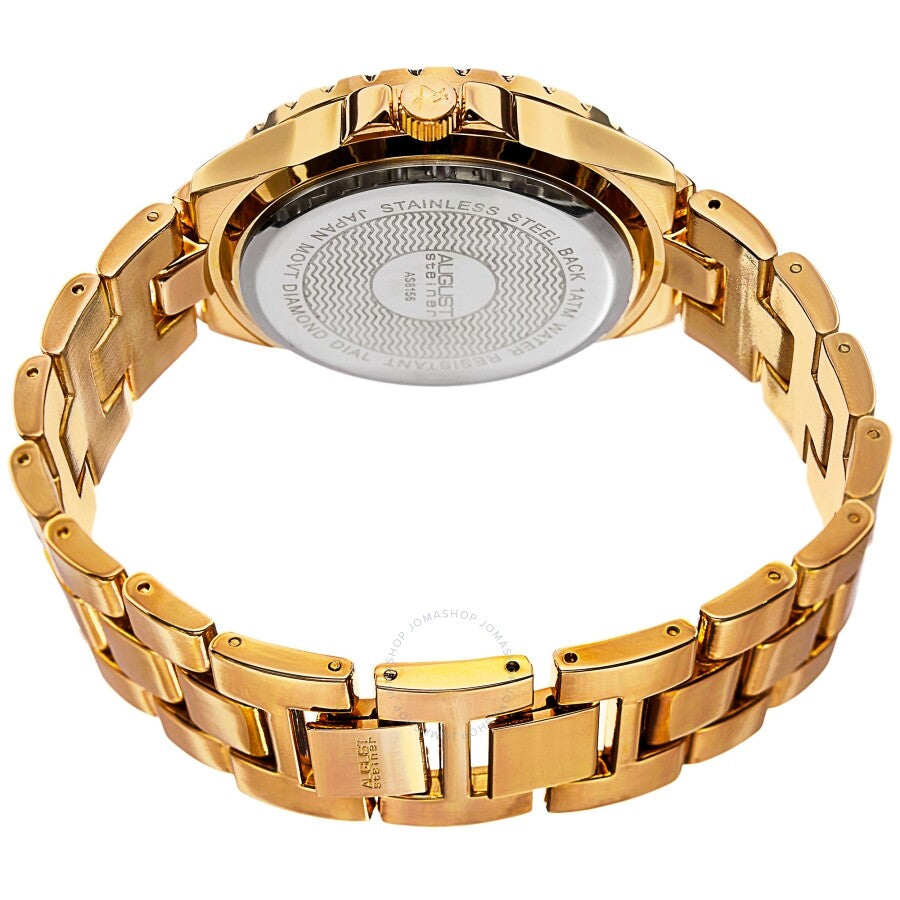 August Steiner Quartz Diamond Grey Dial Ladies Watch AS8156YG - Dawson Watches #4