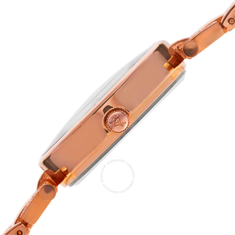 August Steiner Diamond Pink Mother of Pearl Dial Ladies Watch AS8137RG - Dawson Watches #3