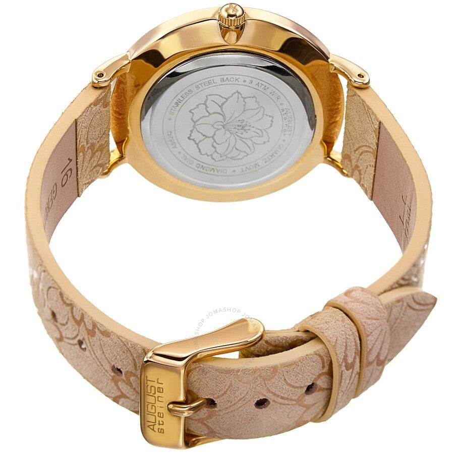 August Steiner Diamond Silver Dial Ladies Watch AS8242CM - Dawson Watches #4