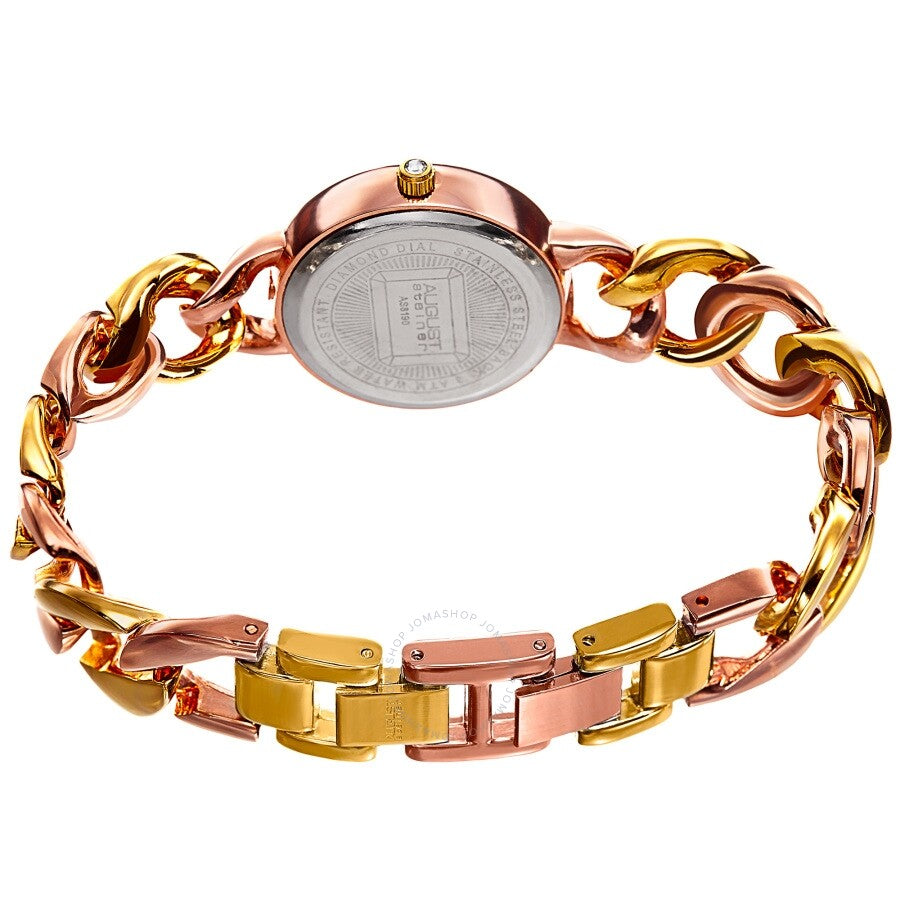 August Steiner Quartz Diamond White Dial Ladies Watch AS8190TRI - Dawson Watches #4