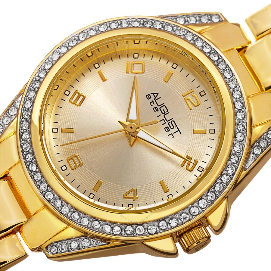 August Steiner Quartz Gold Dial Ladies Watch AS8149YG - Dawson Watches #2