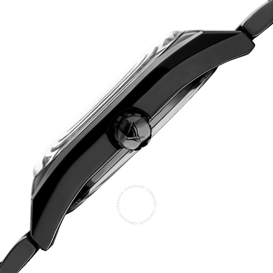 August Steiner Quartz Gold Dial Black-plated Ladies Watch AS8235BK - Dawson Watches #3