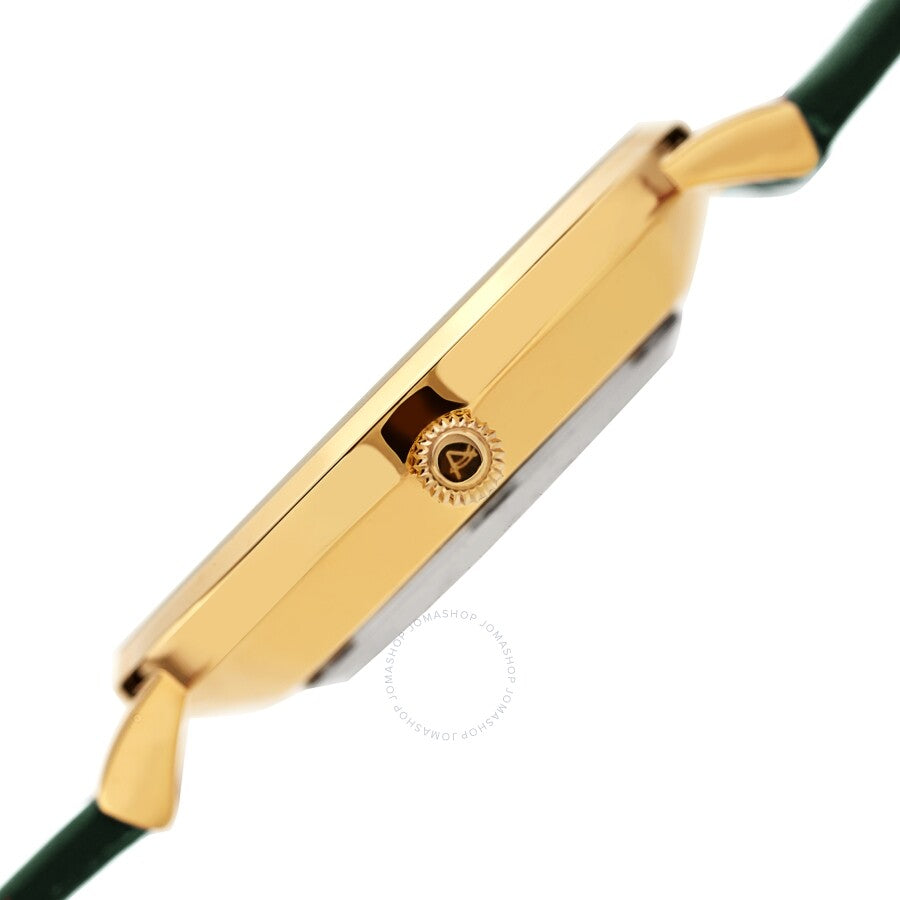 August Steiner Quartz Green Dial Green Leather Ladies Watch AS8263GN - Dawson Watches #3