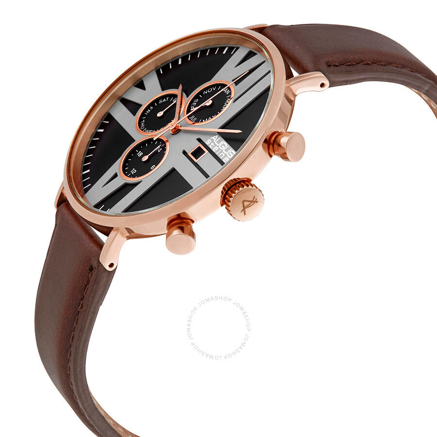 August Steiner Quartz Black Dial Men's Watch AS8212RGB - Dawson Watches #2