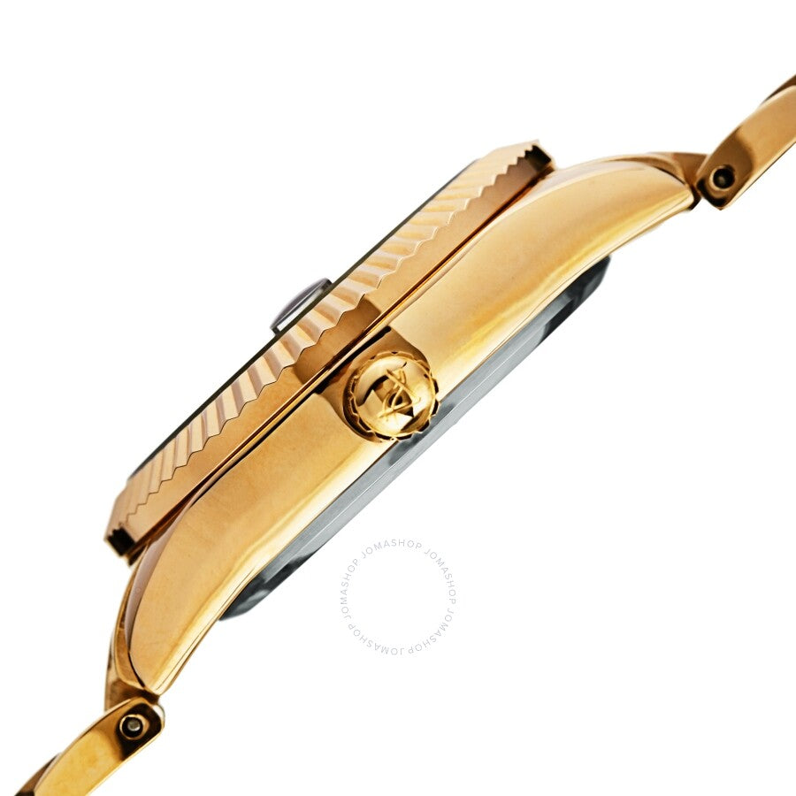 August Steiner Quartz Black & Gold Zebra Pattern Dial Ladies Watch AS8276YG - Dawson Watches #3