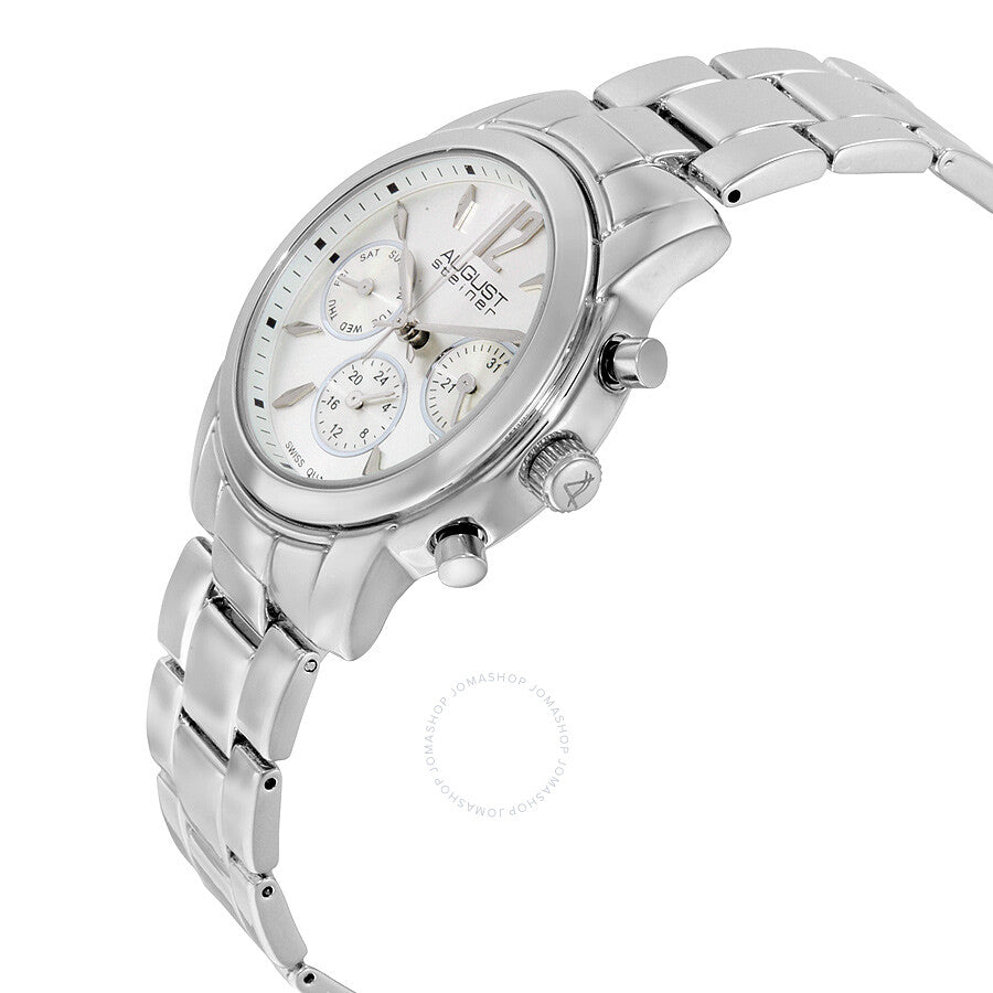 August Steiner Multi-Function Silver Dial Ladies Watch AS8087SS - Dawson Watches #2