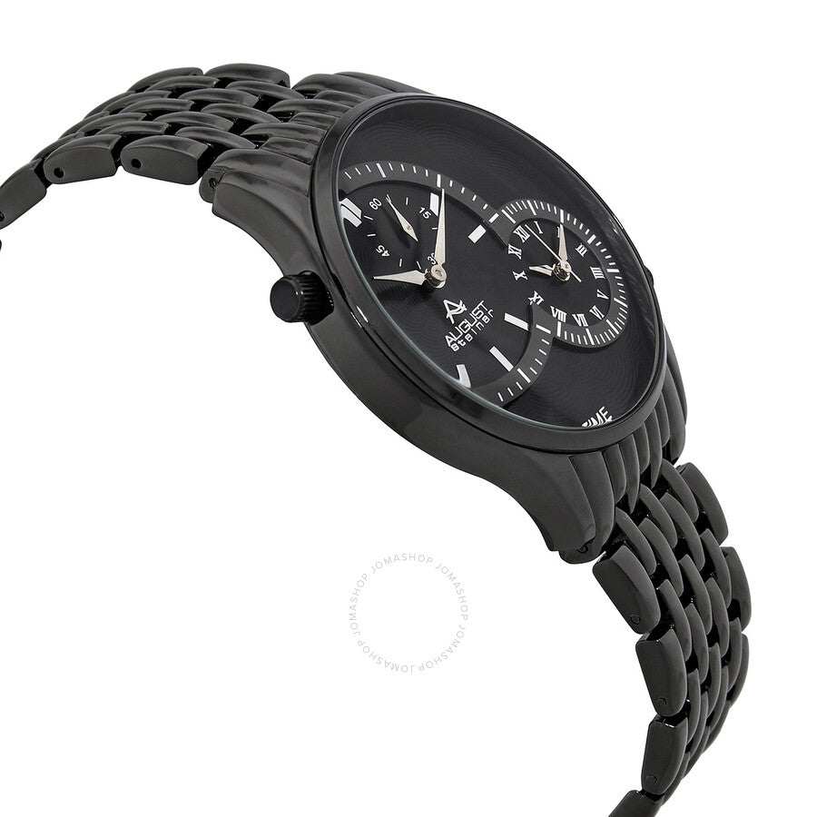 August Steiner Quartz Black Dial Men's Watch AS8141BK - Dawson Watches #2