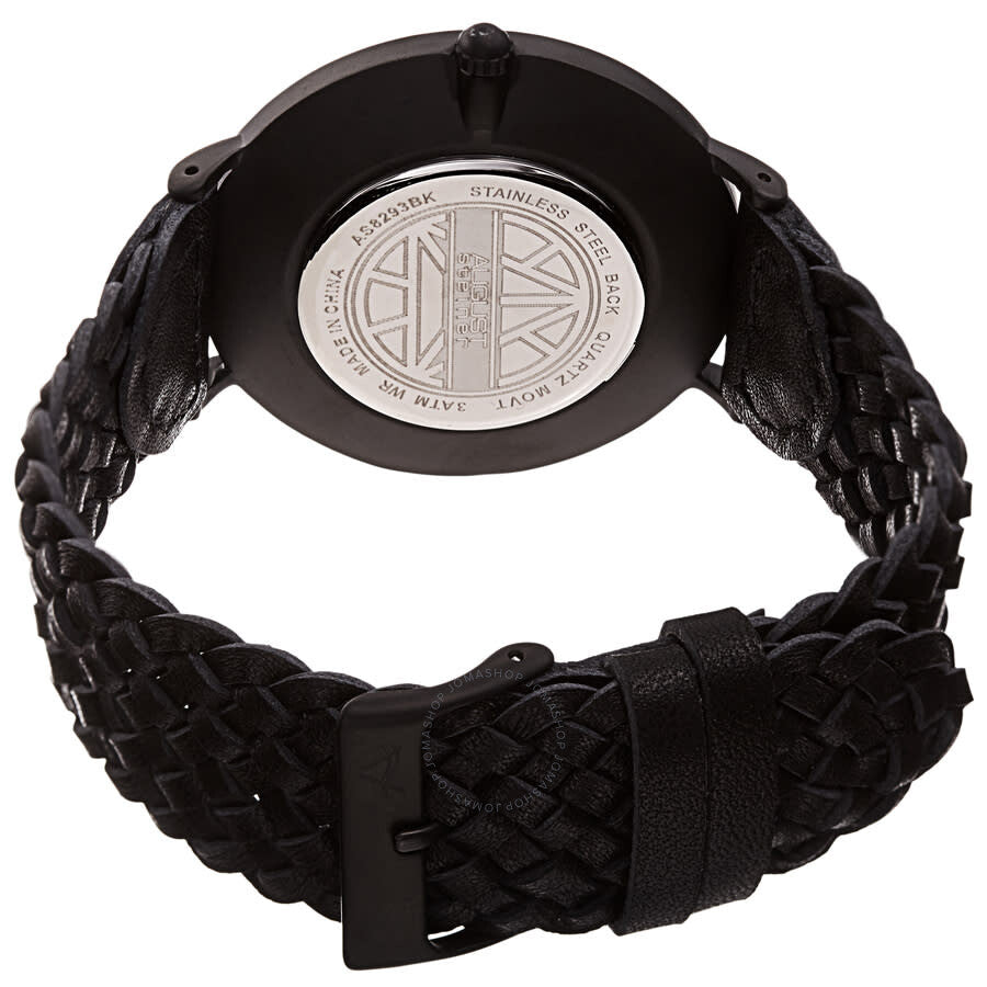 August Steiner Quartz Black Dial Men's Watch AS8293BK - Dawson Watches #4