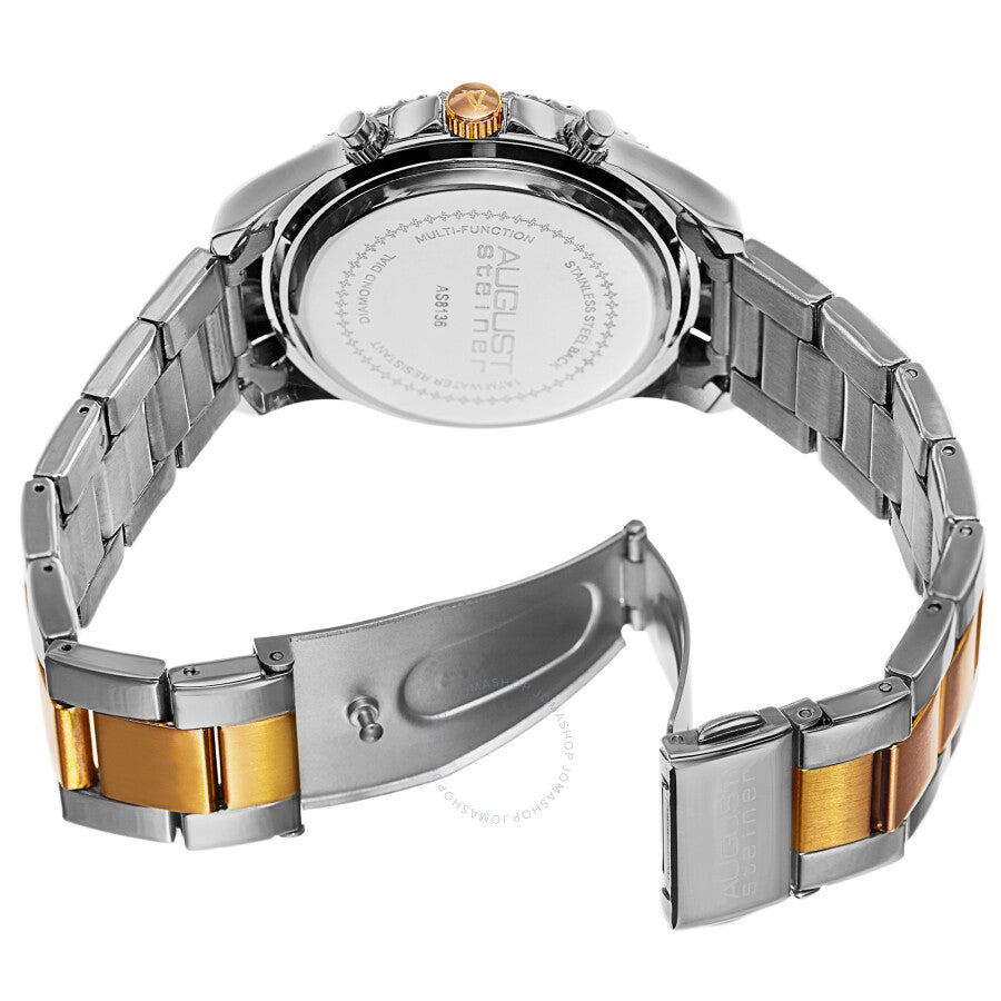 August Steiner Quartz Diamond Crystal Blue Dial Ladies Watch AS8136TTBU - Dawson Watches #4