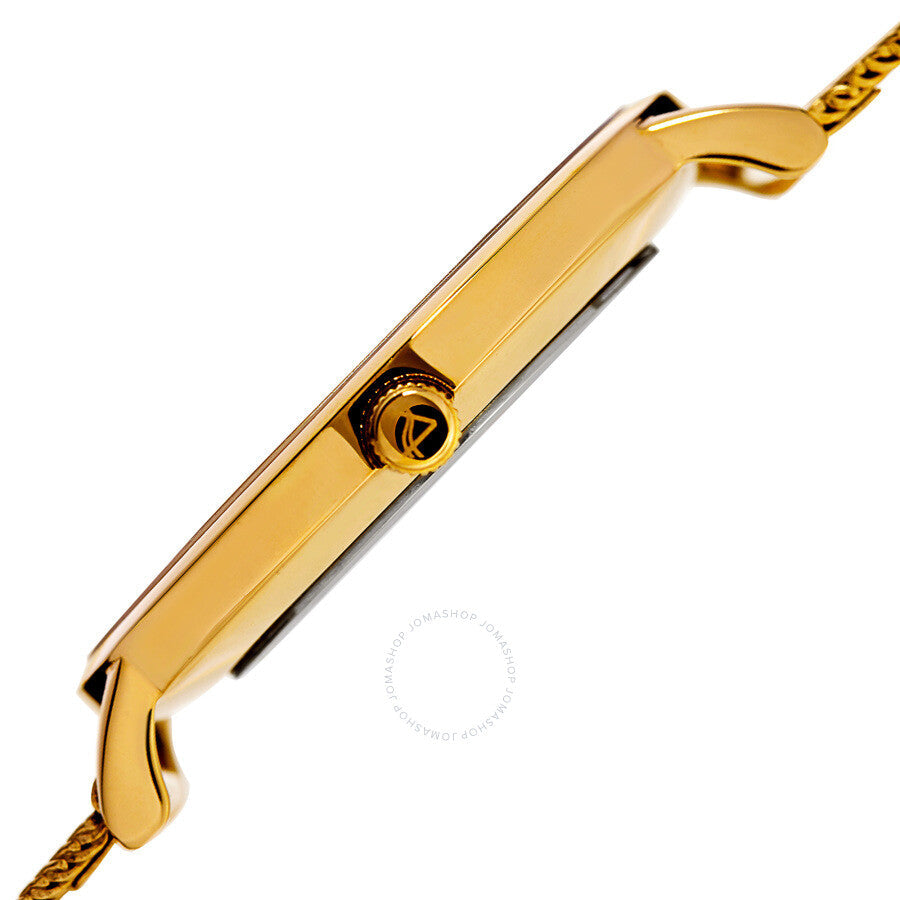 August Steiner Quartz Diamond Orange Dial Ladies Watch AS8207YG - Dawson Watches #3