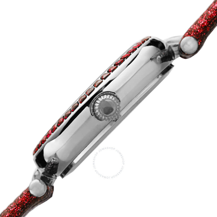 August Steiner Quartz Diamond Red Dial Ladies Watch AS8280RD - Dawson Watches #3