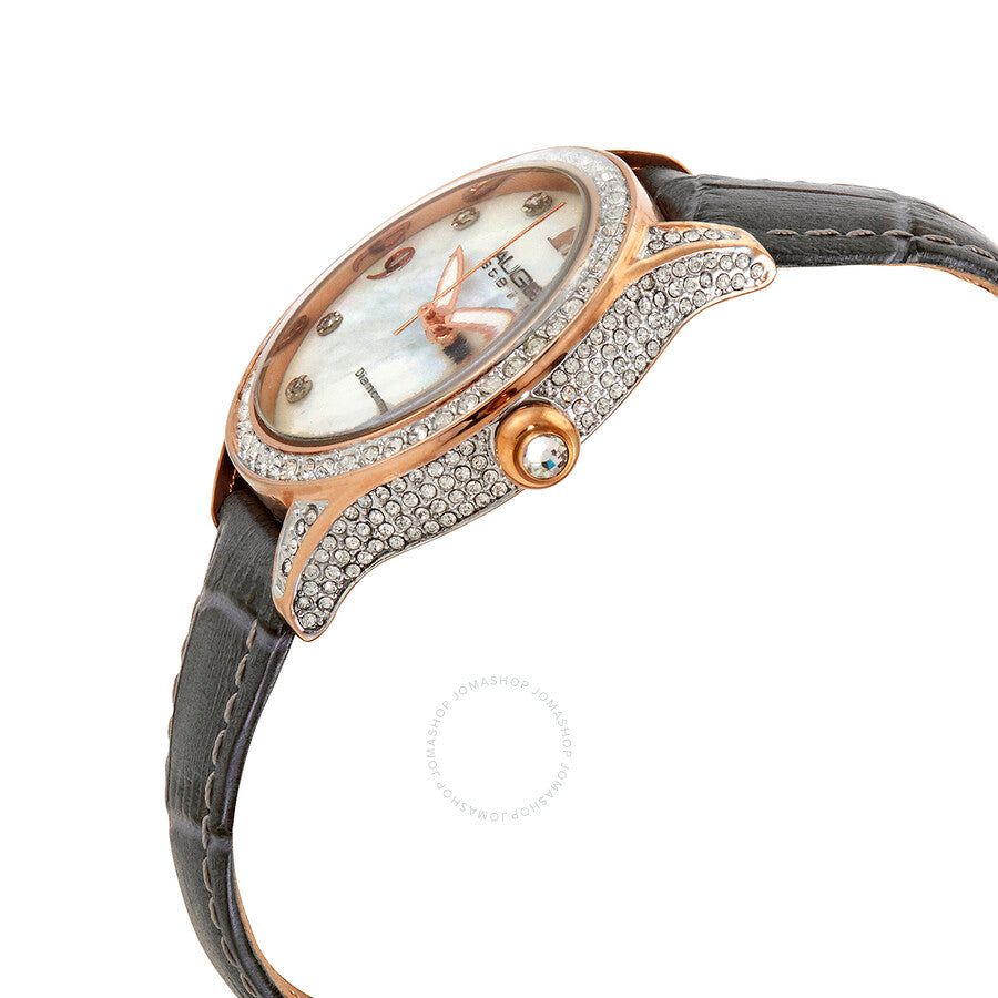 August Steiner Quartz Diamond White MOP Dial Ladies AS8188GY - Dawson Watches #2