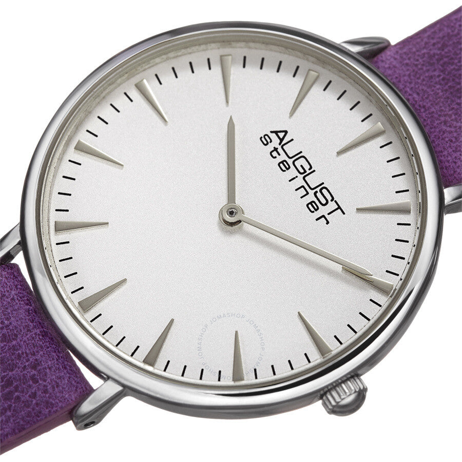 August Steiner Quartz White Dial Ladies Watch AS8187PU - Dawson Watches #2