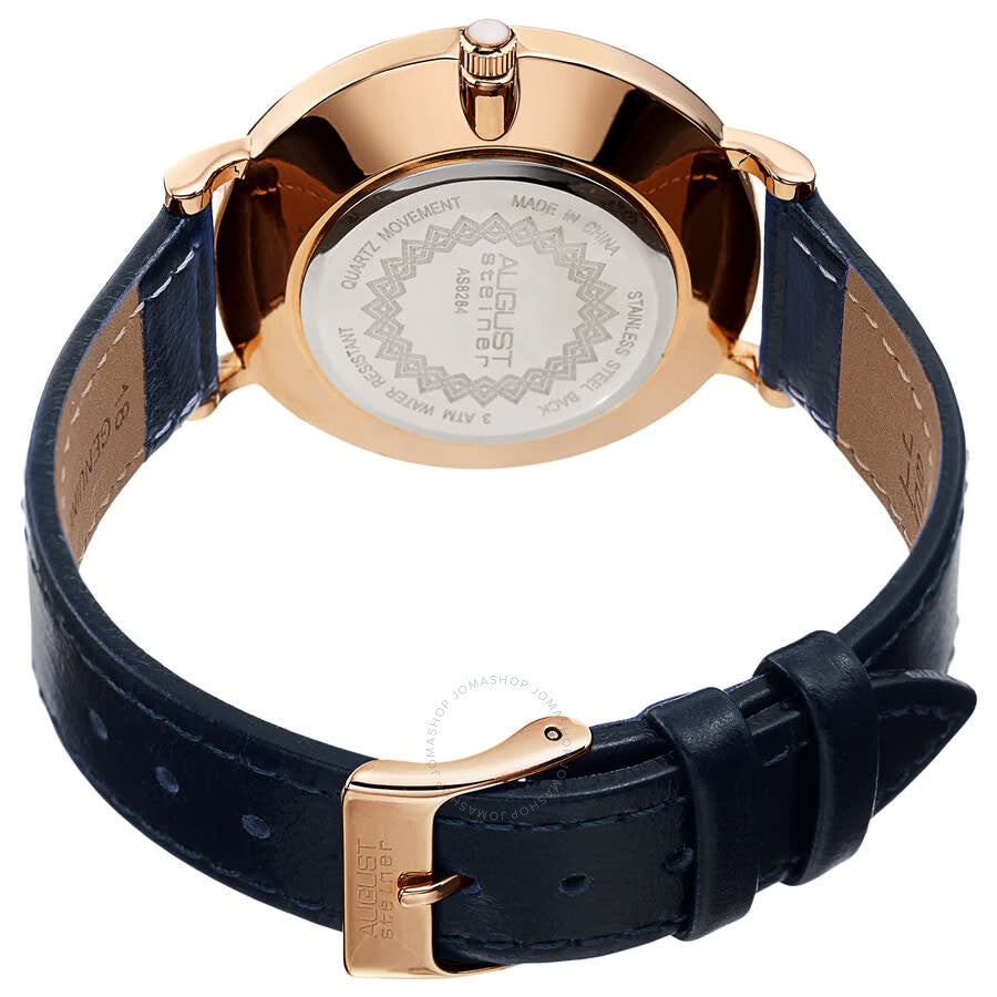 August Steiner Quartz White Dial Men's Watch AS8284RGBU - Dawson Watches #4