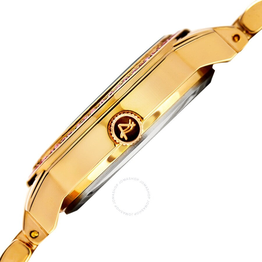 August Steiner Quartz Diamond Crystal Silver Dial Ladies Watch AS8228YG - Dawson Watches #3