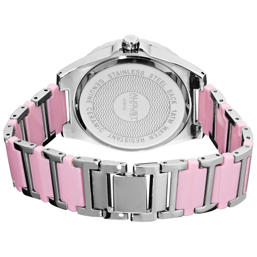 August Steiner Silver-tone Ladies Watch AS8036PK - Dawson Watches #3
