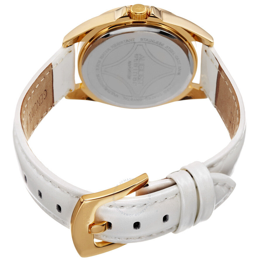 August Steiner Quartz Silver Dial Ladies Watch AS8191YGW - Dawson Watches #4