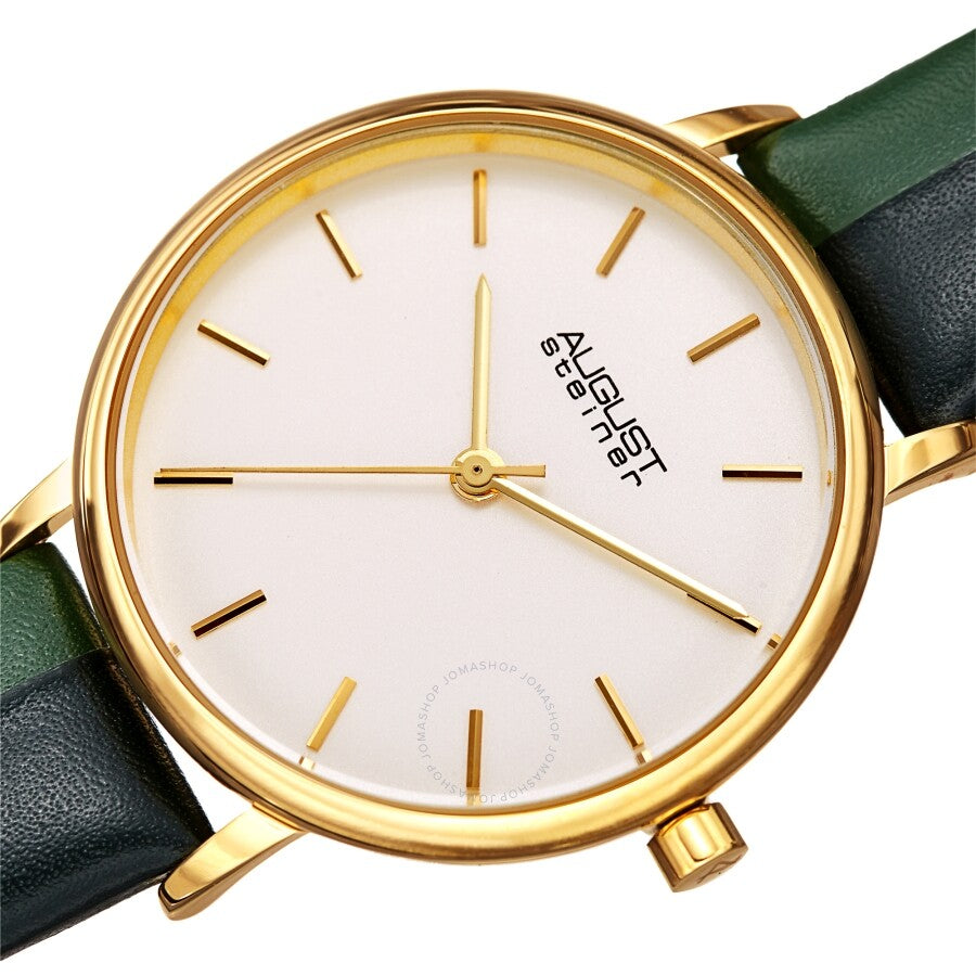 August Steiner Quartz White Dial Ladies Watch AS8261GN - Dawson Watches #2